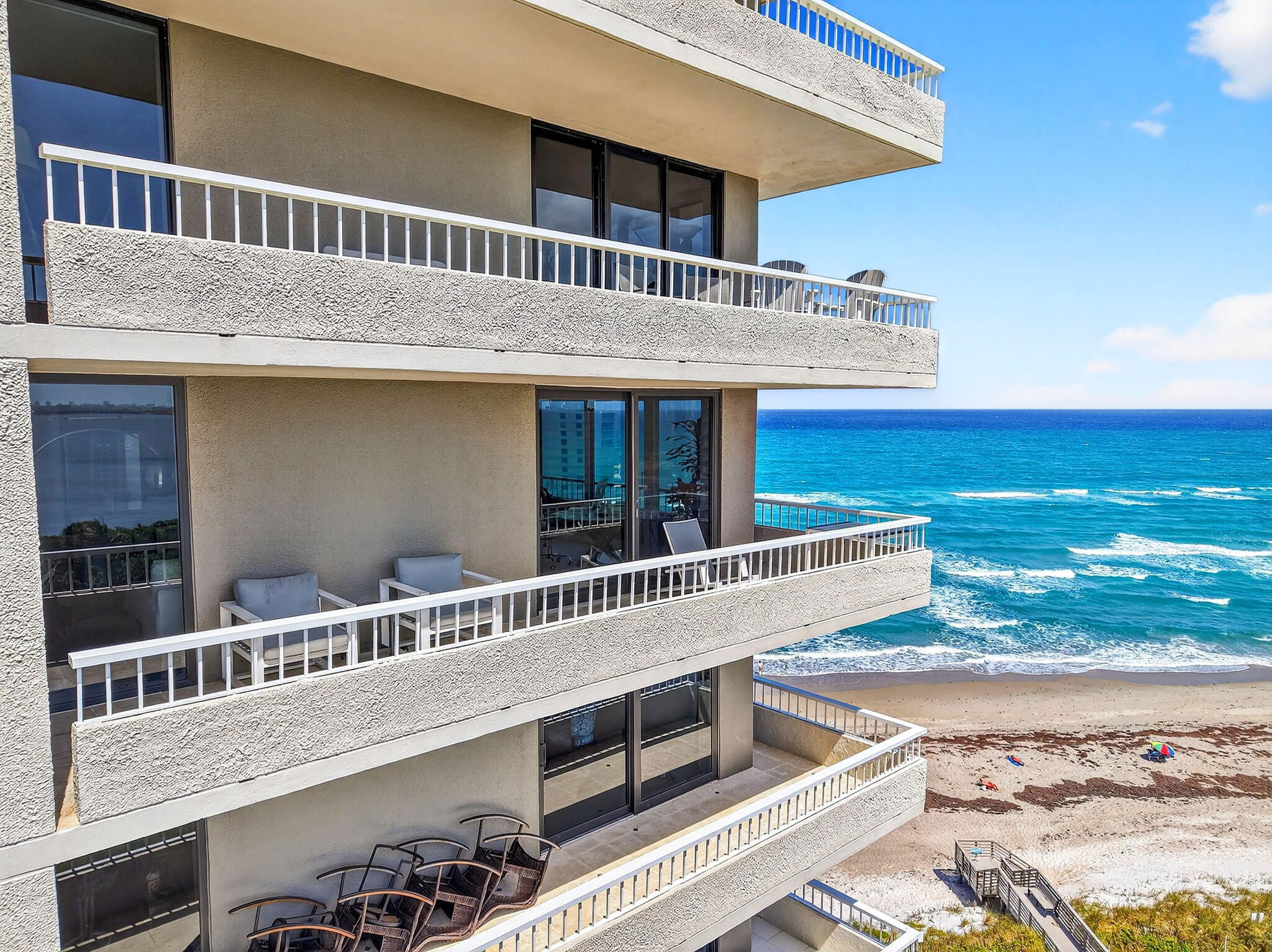 5540 North Ocean Drive, Unit 9B Singer Island, FL 33404 - Photo 52 of 57 a view of a house with a balcony