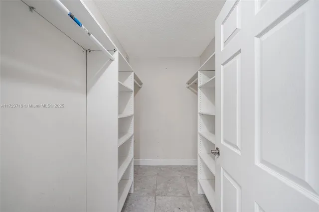 a view of walk in closet