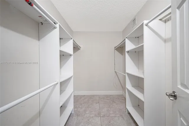 a view of walk in closet