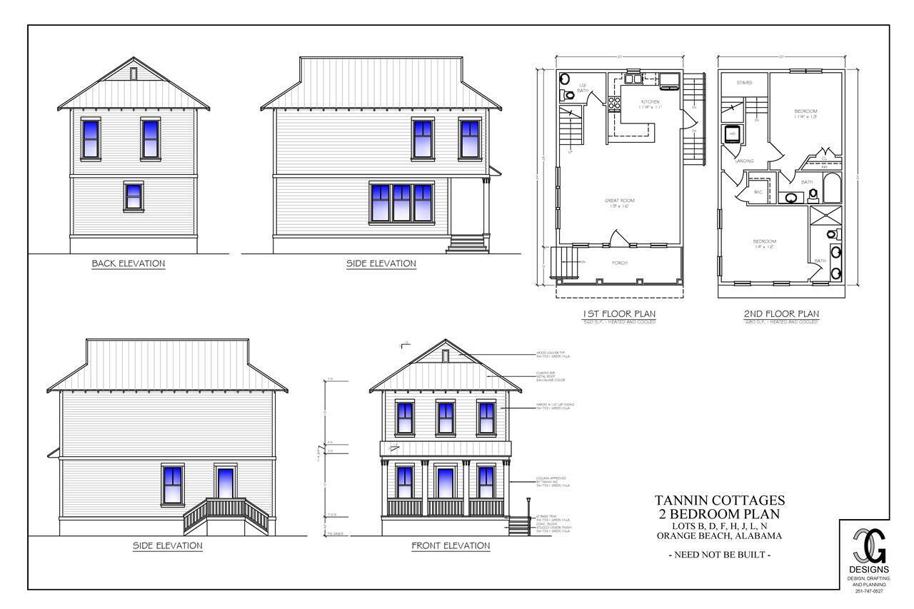 3 West Gate, Unit 3 Orange Beach, AL 36561 - Photo 33 of 33 Floor Plan & Elevations