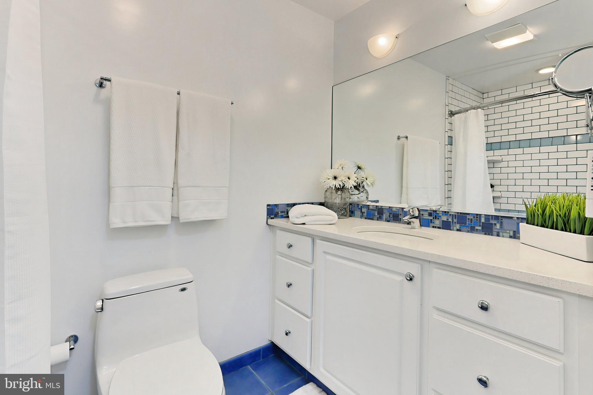 11704 Newbridge Court Reston, VA 20191 - Photo 27 of 64 Primary Full Bath w/ heated tile floors