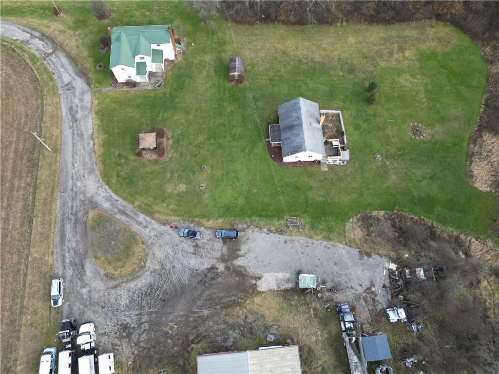 121 Powell Road Butler, PA 16002 - Photo 21 of 49 an aerial view of a house with a yard basket ball court and outdoor seating