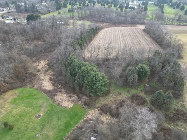 a view of a yard and a lake view