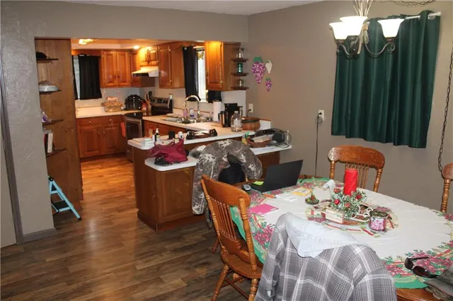 a room with furniture and gym equipment