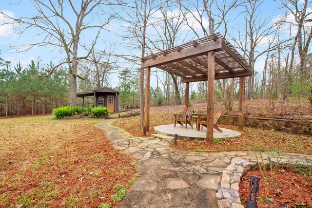 a view of outdoor space with trees