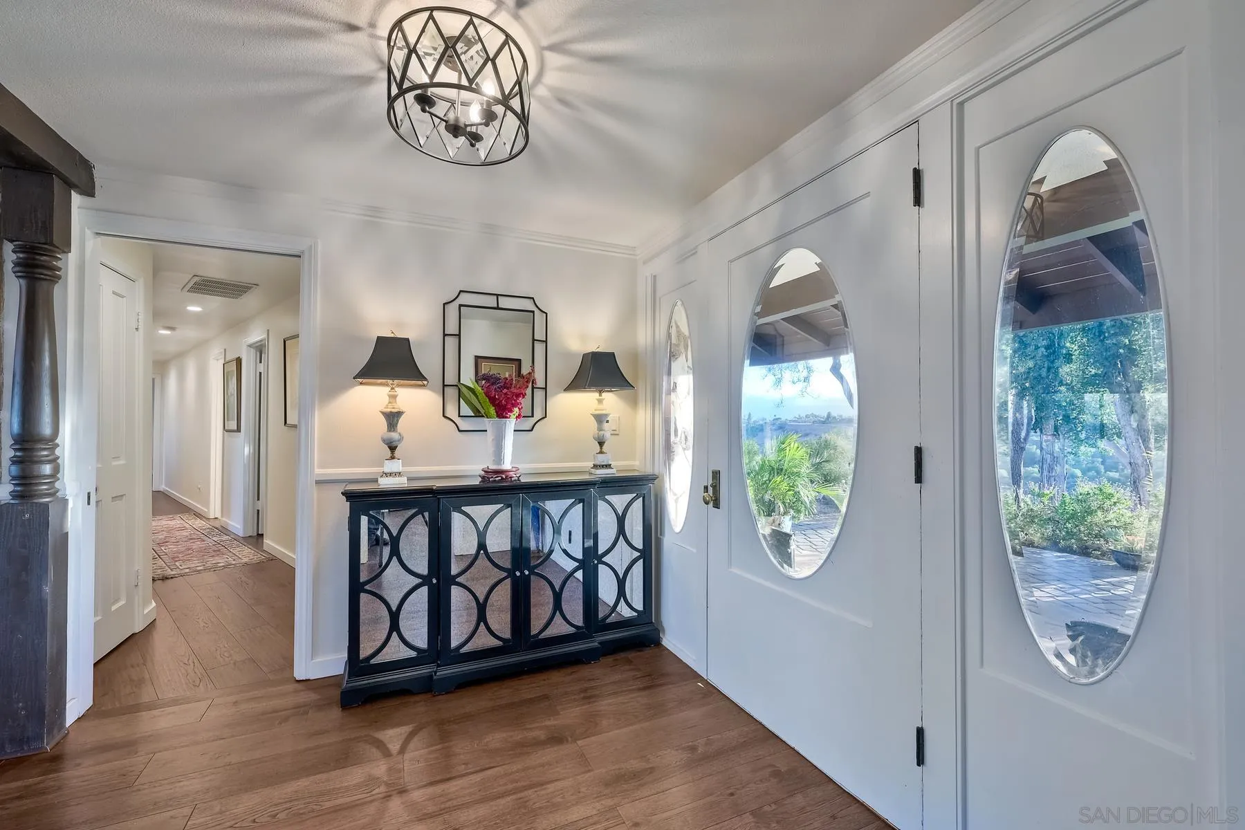 14102 Summit Crest Escondido, CA 92025 - Photo 26 of 52 a view of an entryway with wooden floor