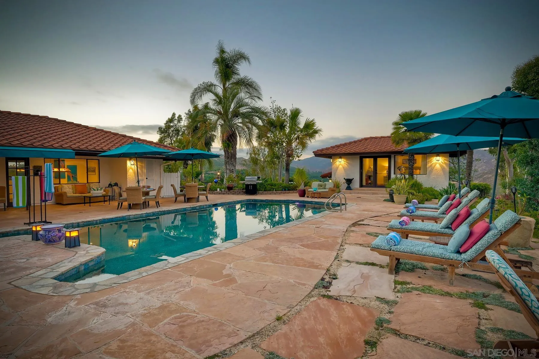 14102 Summit Crest Escondido, CA 92025 - Photo 39 of 52 swimming pool view with a seating space
