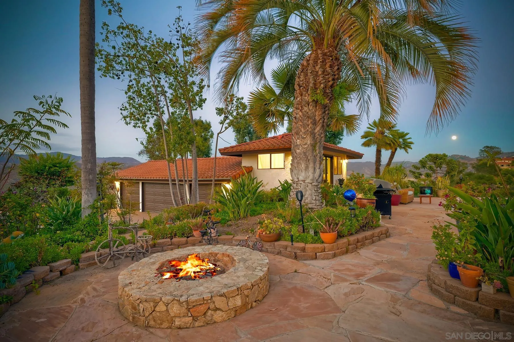 14102 Summit Crest Escondido, CA 92025 - Photo 48 of 52 a view of a backyard with potted plants