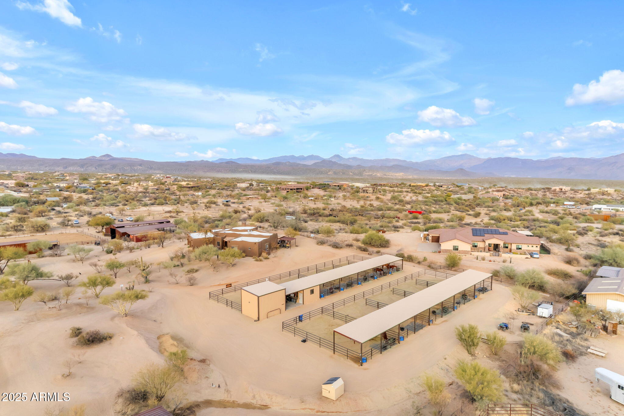 32905 North 140th Street Scottsdale, AZ 85262 - Photo 136 of 149 2 shed rows, 10 covered pens w/turnouts