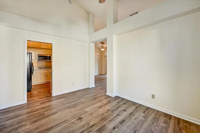 wooden floor in an empty room