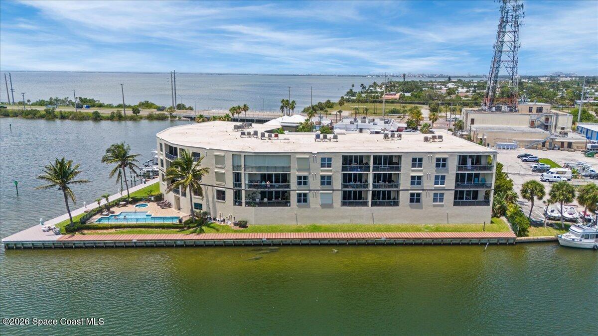 4125 West End Road, Unit 405 Cocoa Beach, FL 32931 - Photo 37 of 44 a view of a building with a ocean view