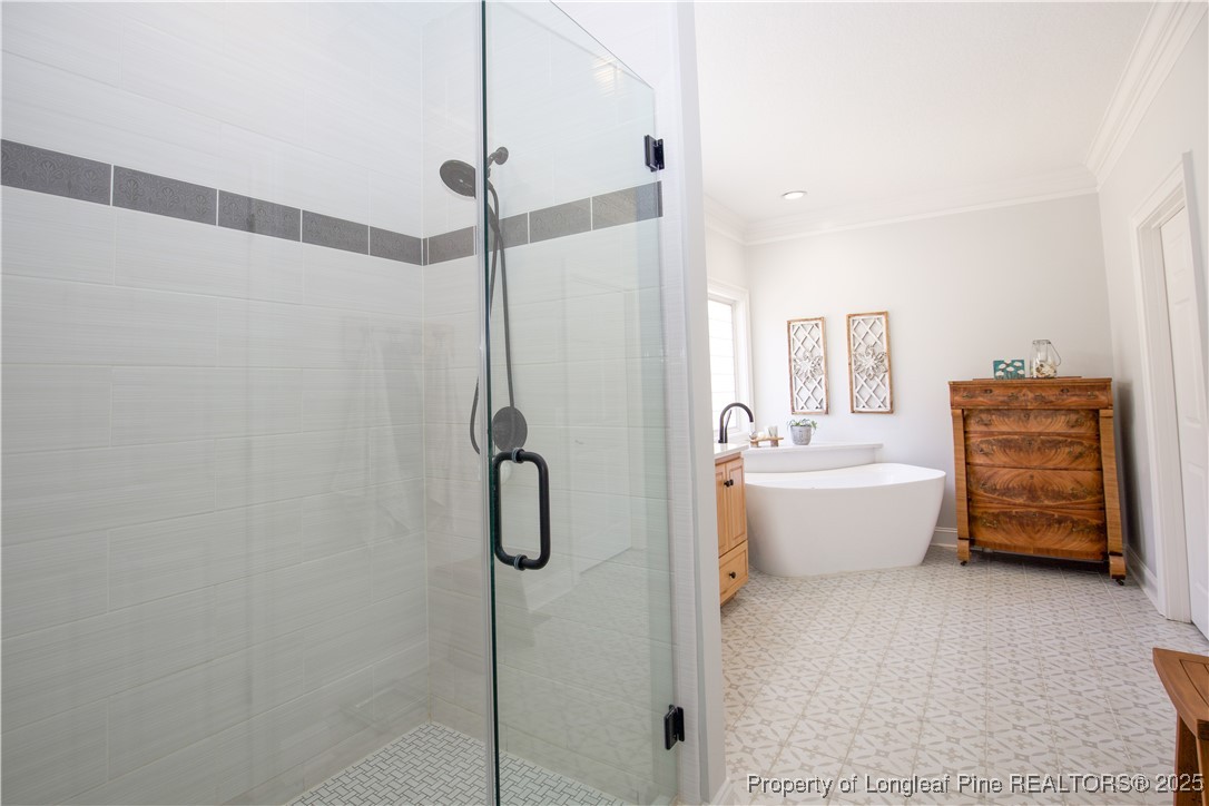 775 Connell Road Carthage, NC 28327 - Photo 21 of 50 a bathroom with a tub toilet and a shower