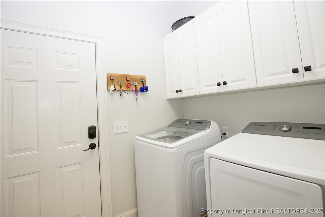 775 Connell Road Carthage, NC 28327 - Photo 27 of 50 a utility room with dryer and washer