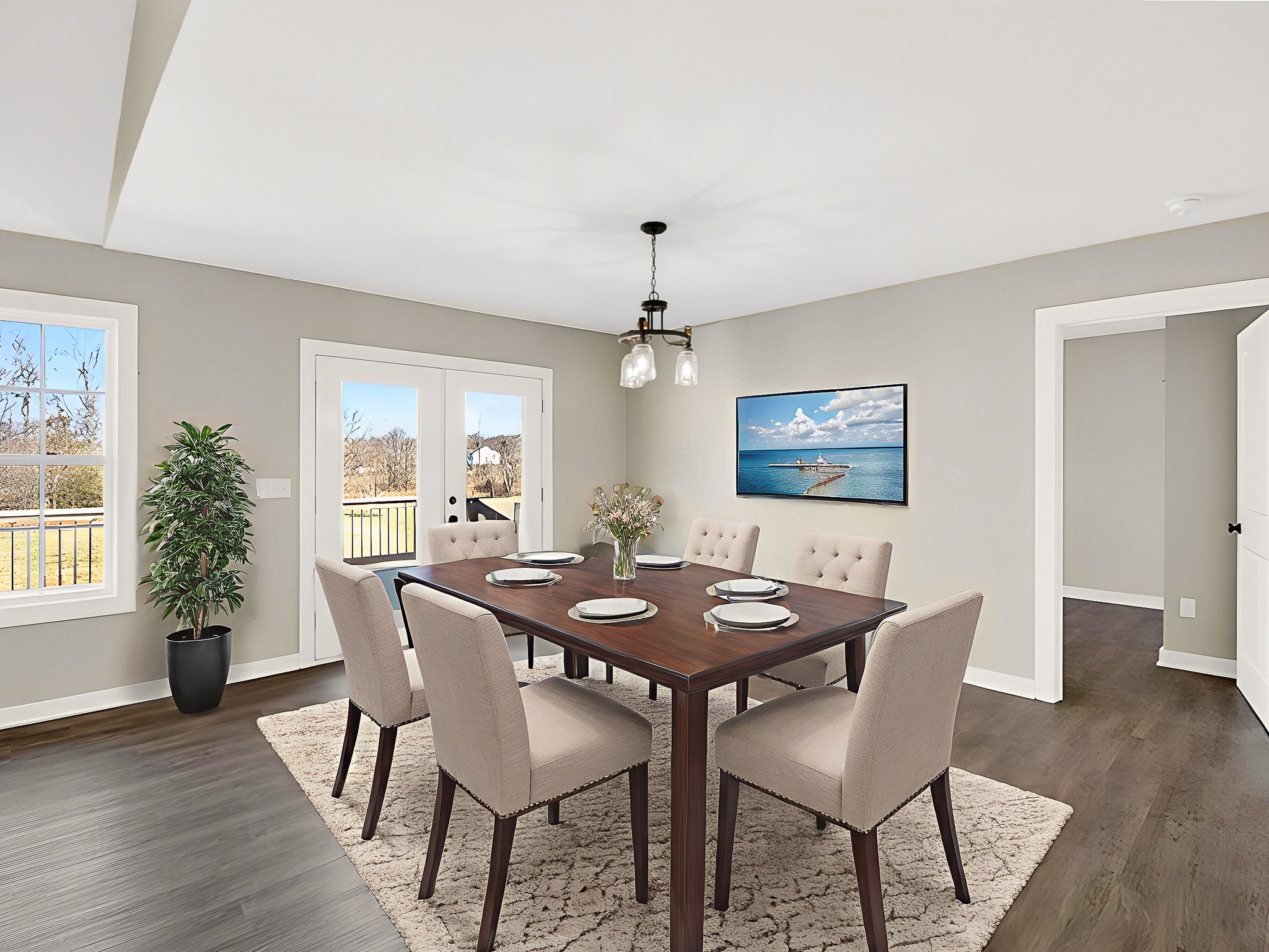621 Womack Road Bethpage, TN 37022 - Photo 21 of 50 a view of a dining room with furniture and wooden floor