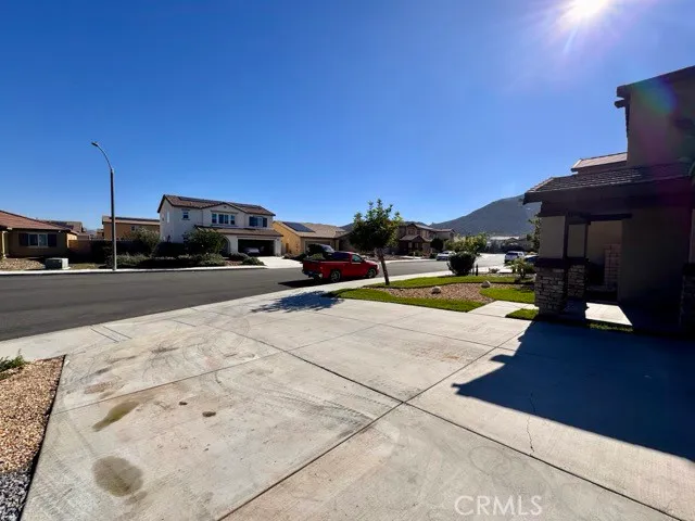 a view of outdoor space with seating area