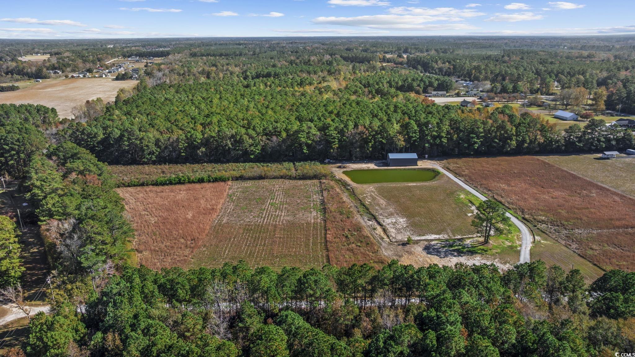 Lot 7 Jewel Lane Conway, SC 29527 - Photo 10 of 14 Aerial overview of property's location featuring large plots for crops and rural landscape