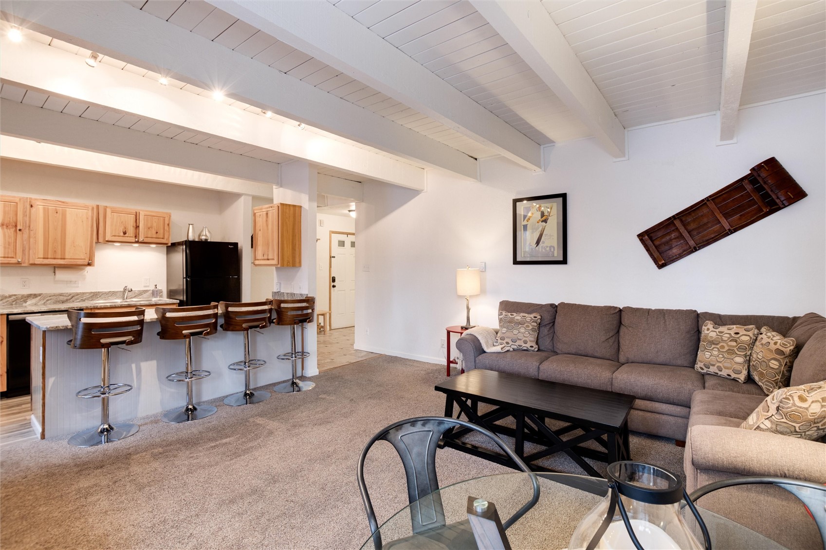 465 4 O Clock Road, Unit W1 Breckenridge, CO 80424 - Photo 16 of 34 While the current Airbnb listing is capped at an occupancy of 2 per the owners preferences, the Town of Breckenridge allows an STR occupancy of up to 6.