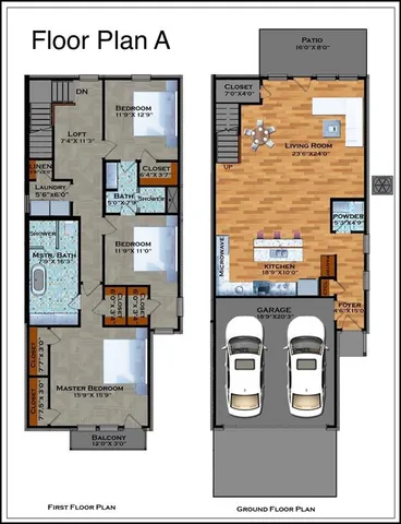 a picture of a floor plan