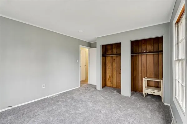 a view of an empty room