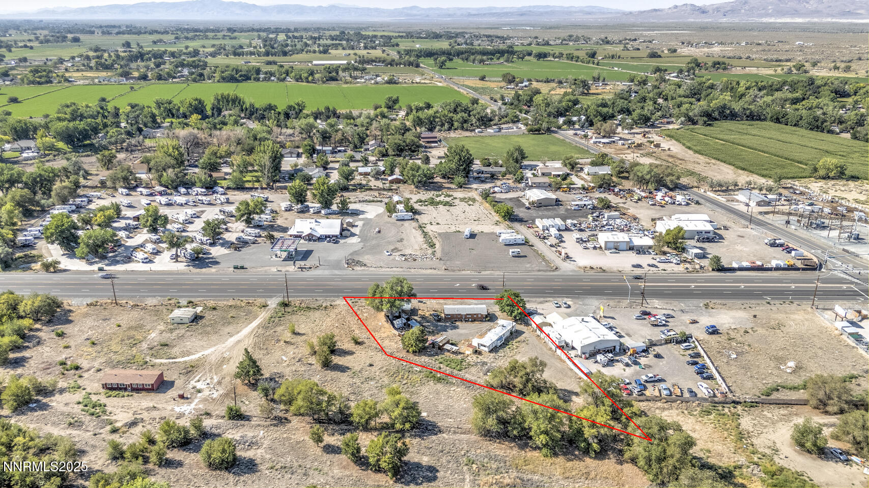 5800 Reno Highway Fallon, NV 89406 - Photo 5 of 9 an aerial view of lake residential house with outdoor space