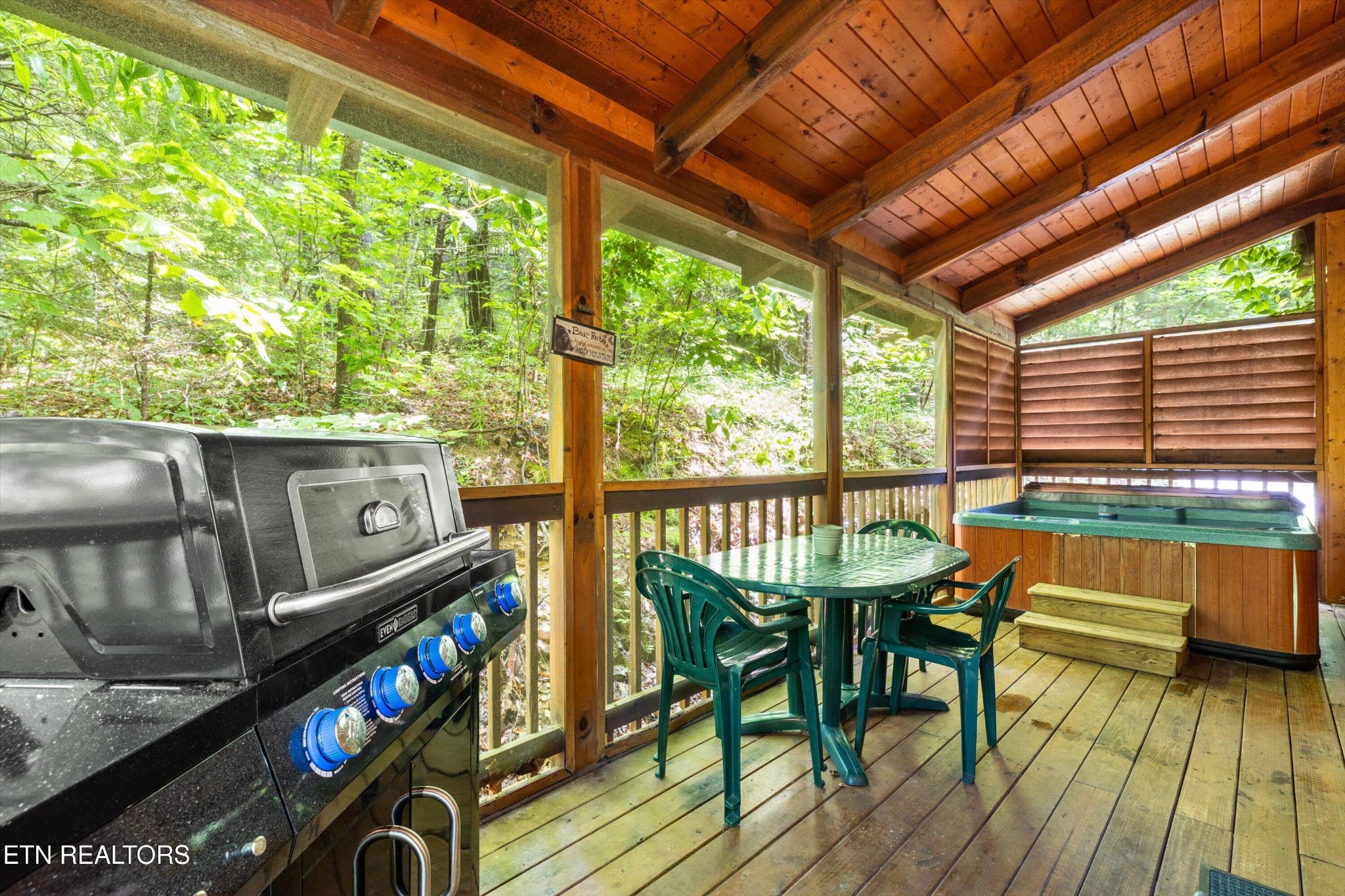 709 Grey Hawk Way Sevierville, TN 37863 - Photo 27 of 30 a view of a porch with furniture and a yard