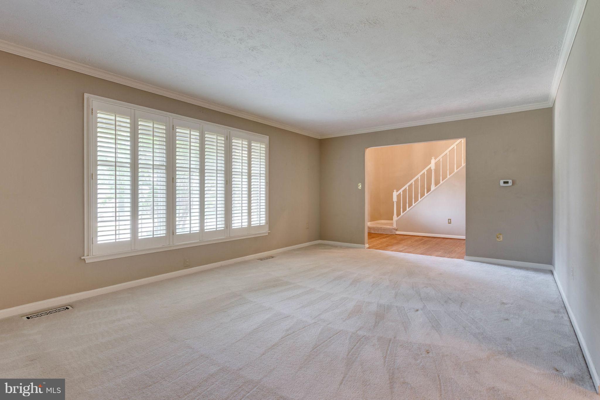 7314 Jenna Road Springfield, VA 22153 - Photo 14 of 30 Living room with plantation shutters