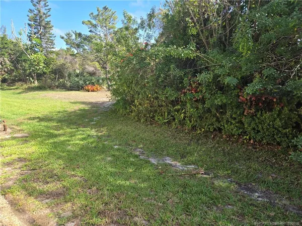a view of yard with green space