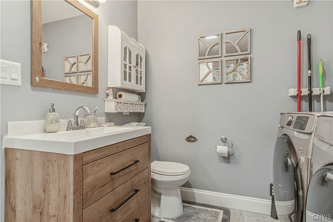 9368 Middle Road Brownville, NY 13634 - Photo 29 of 31 Guest bath with laundry room