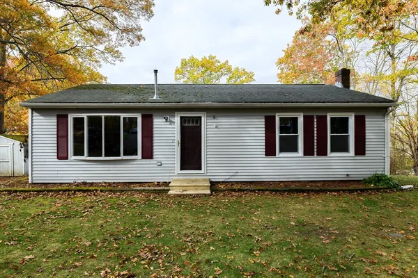 a house that has a large window in it