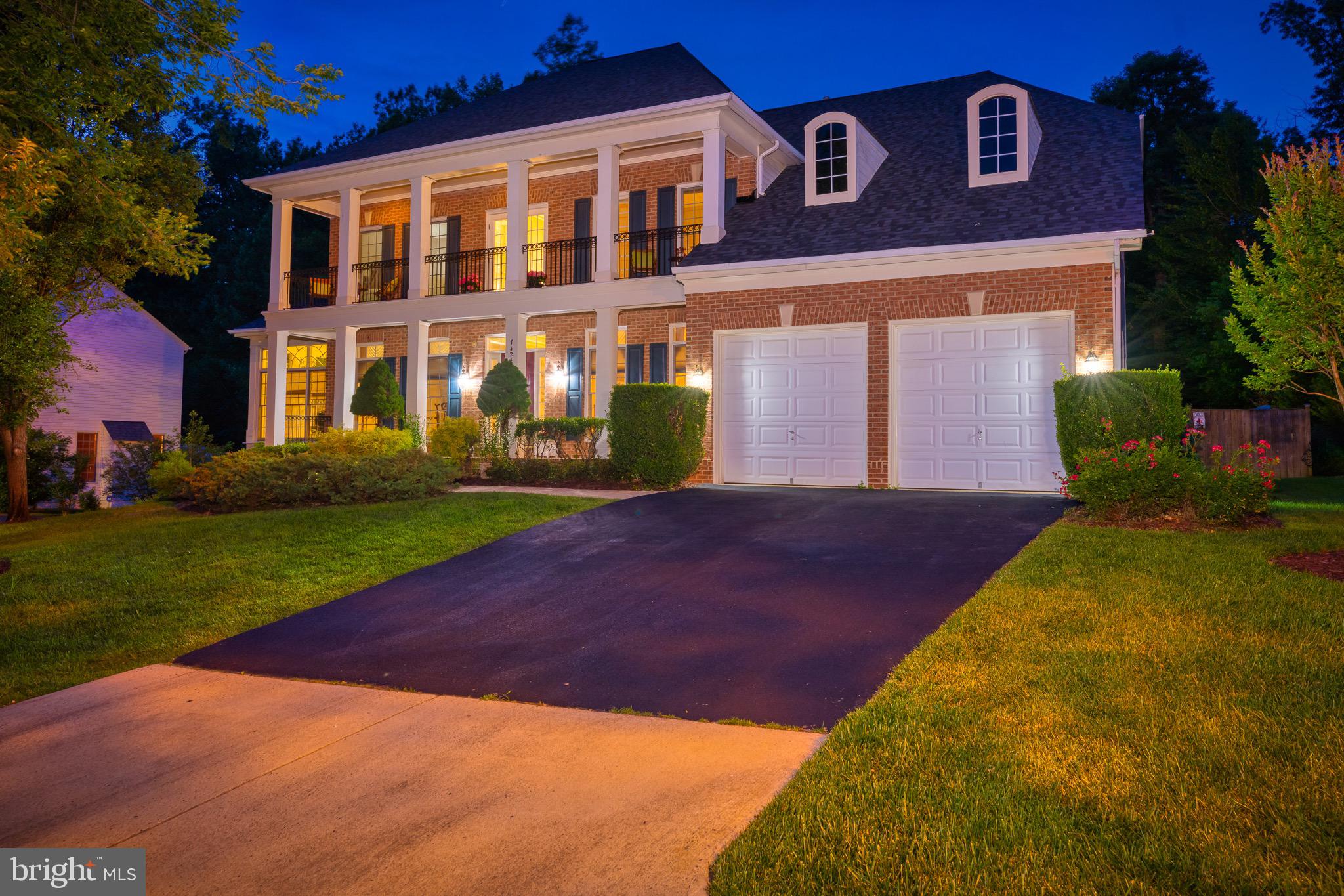 7424 Spring Summit Road Springfield, VA 22150 - Photo 40 of 51 Majestic evening front view!