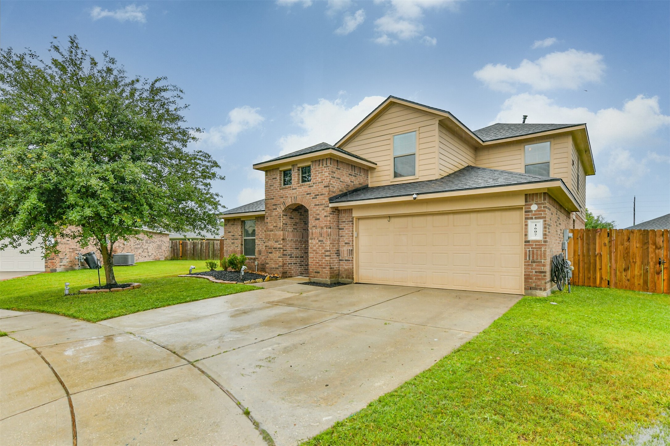 1607 Jaquima Valley Way Houston, TX 77049 - Photo 2 of 26 Sits in a culdesac on a large lot