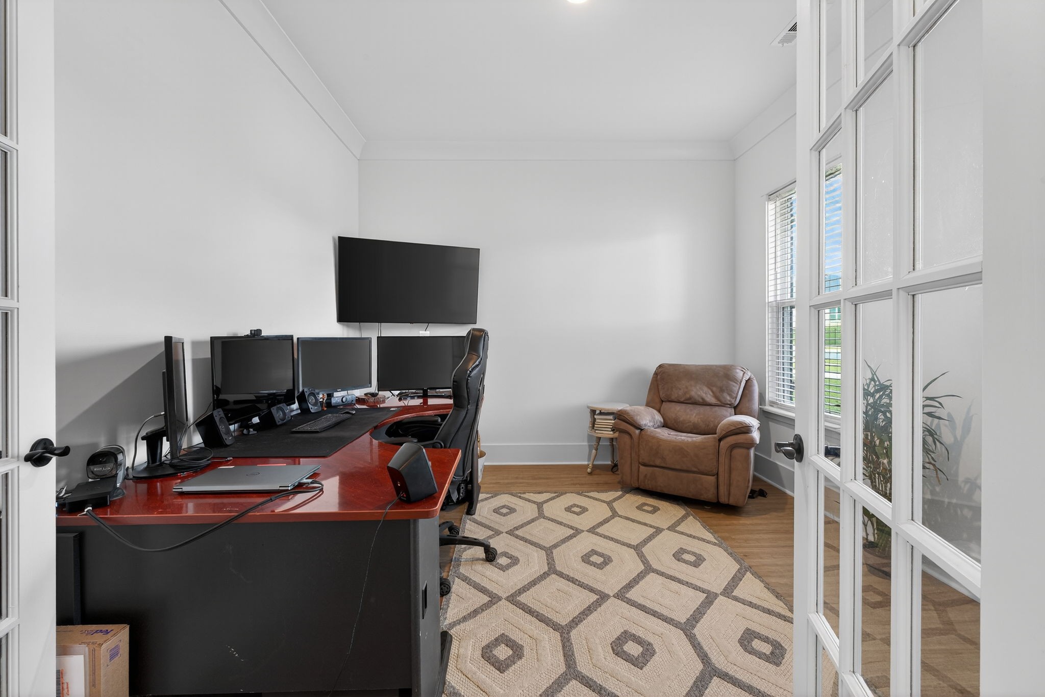 7780 Second Fiddle Way Arrington, TN 37014 - Photo 32 of 37 a view of a workspace with furniture and a window