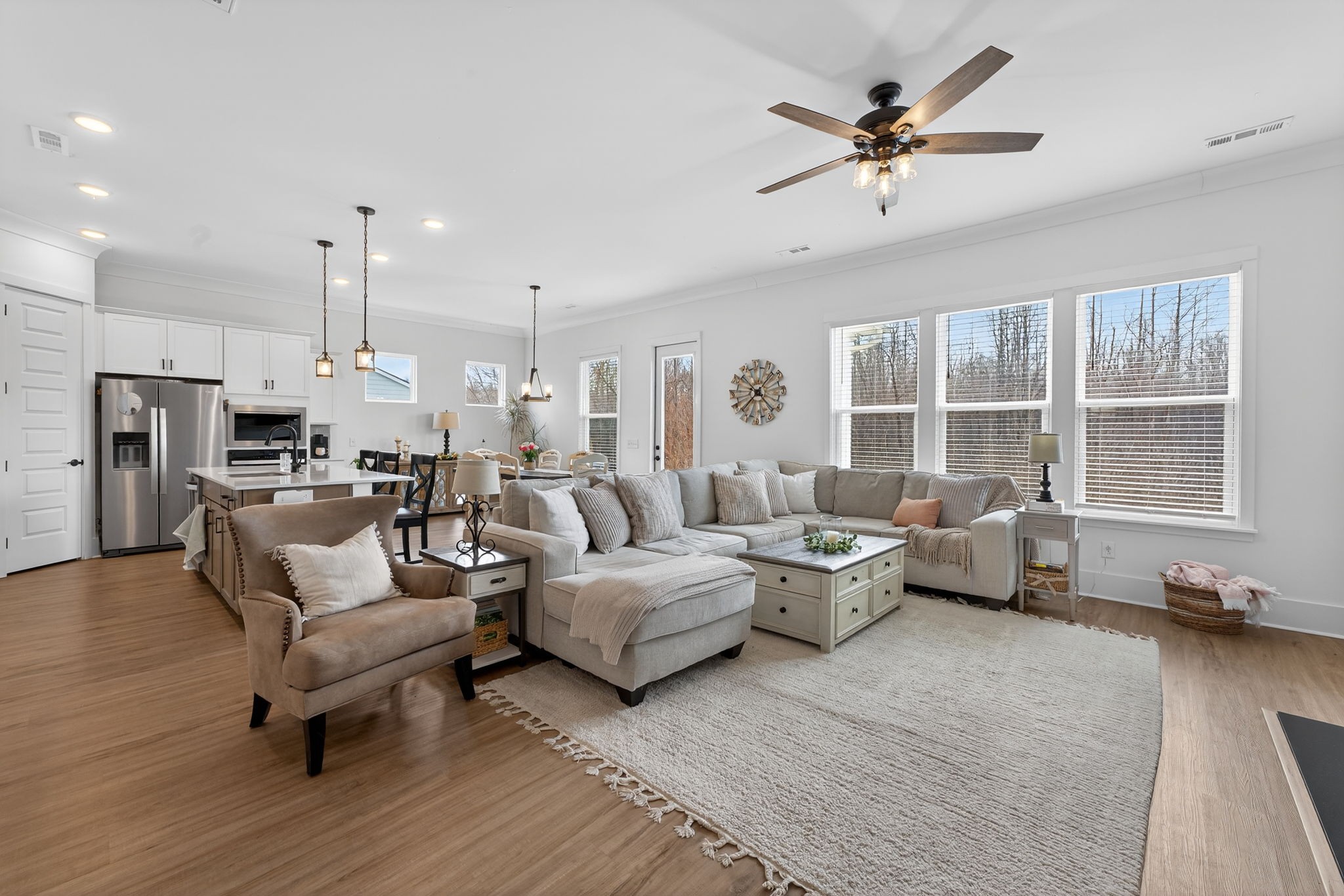 7780 Second Fiddle Way Arrington, TN 37014 - Photo 7 of 37 a living room with furniture and a large window