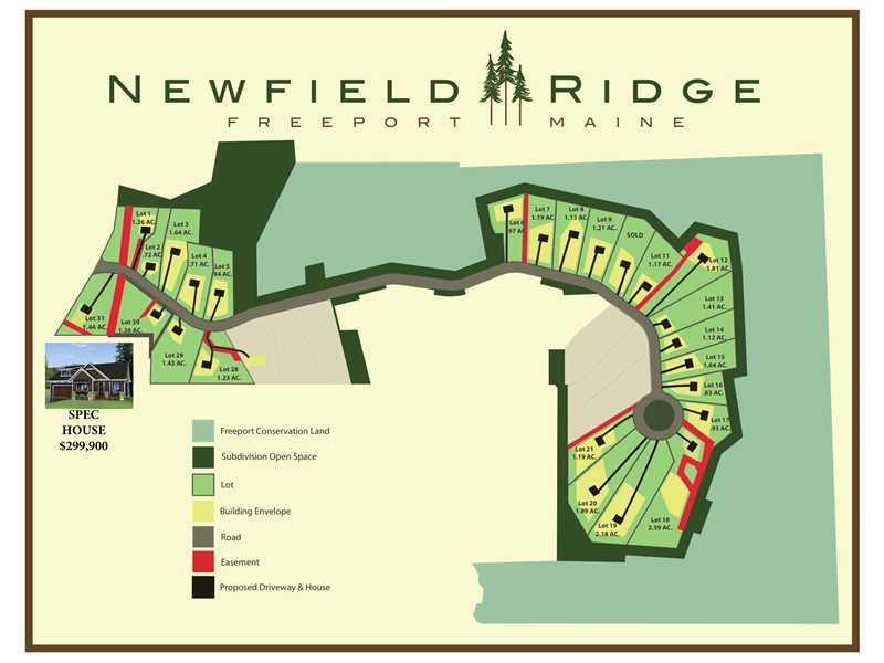 2 Newfield Road, Unit LOT31 Freeport, ME 04032 - Photo 3 of 6 Plat Map. LOT 31 (2 Newfield Rd.) is...