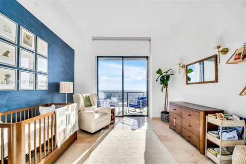 a view of balcony with furniture