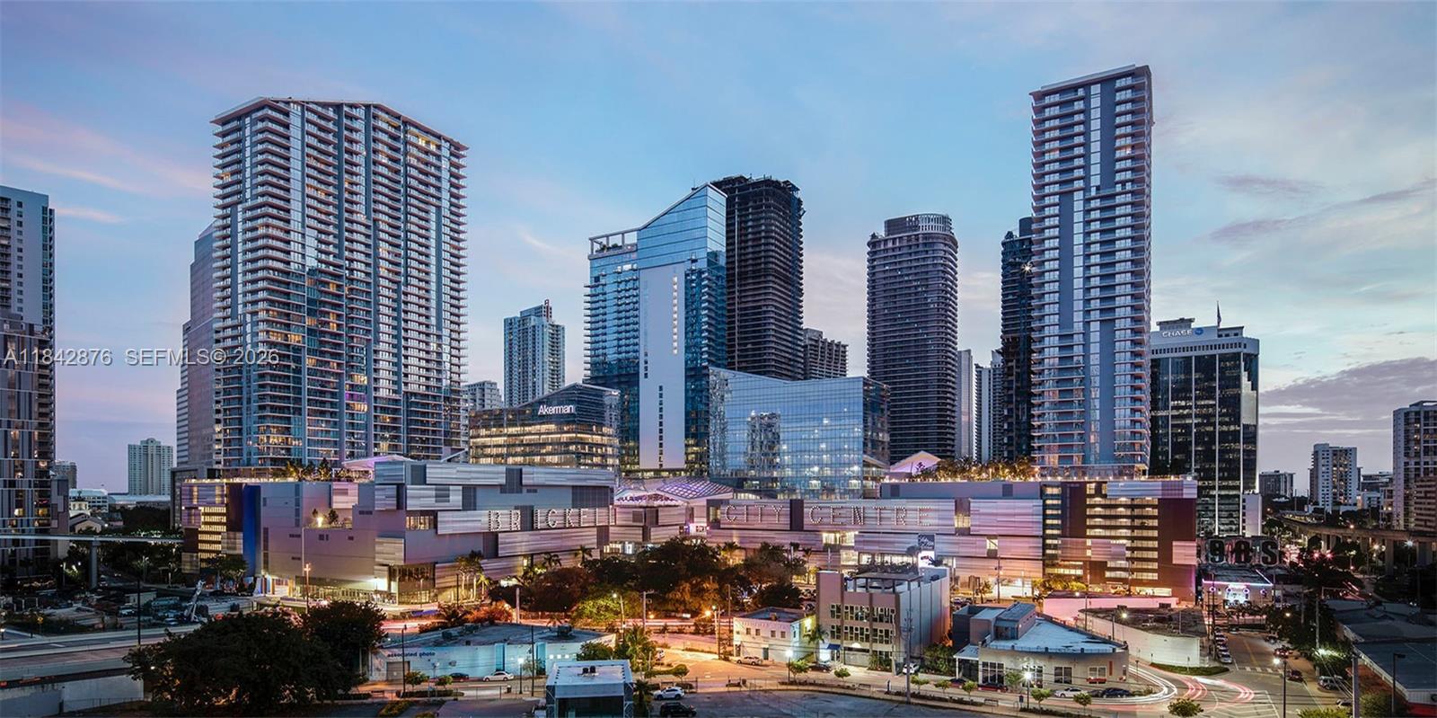 88 Southwest 7th Street, Unit 4004 Miami, FL 33130 - Photo 22 of 24 a city view with tall buildings