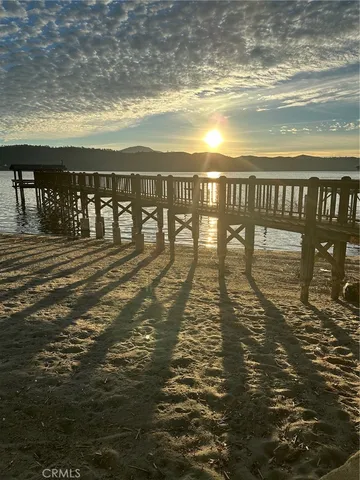 a view of ocean from a roof