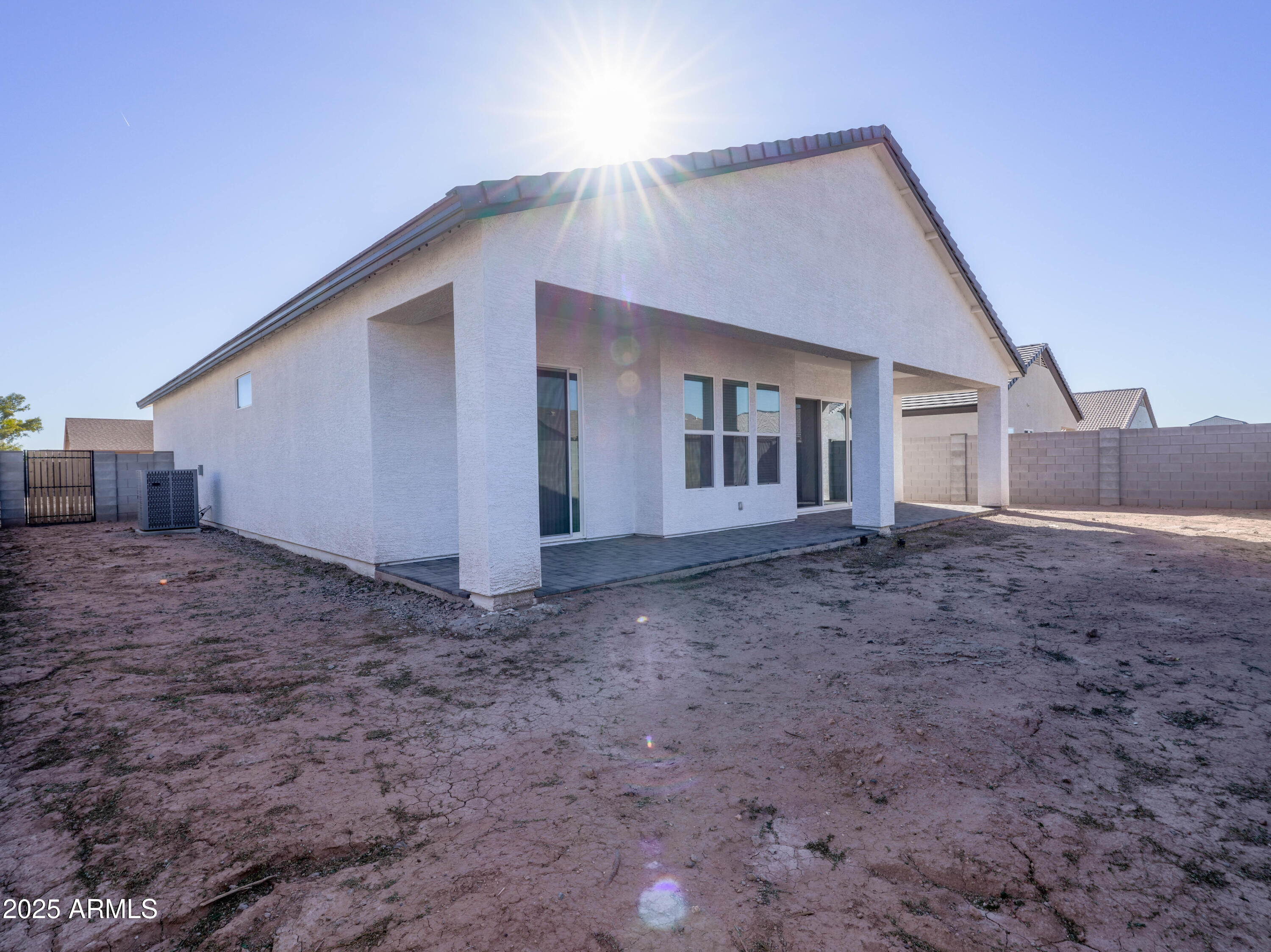 14554 South Diablo Road Arizona City, AZ 85123 - Photo 26 of 33 a view of a house with a backyard