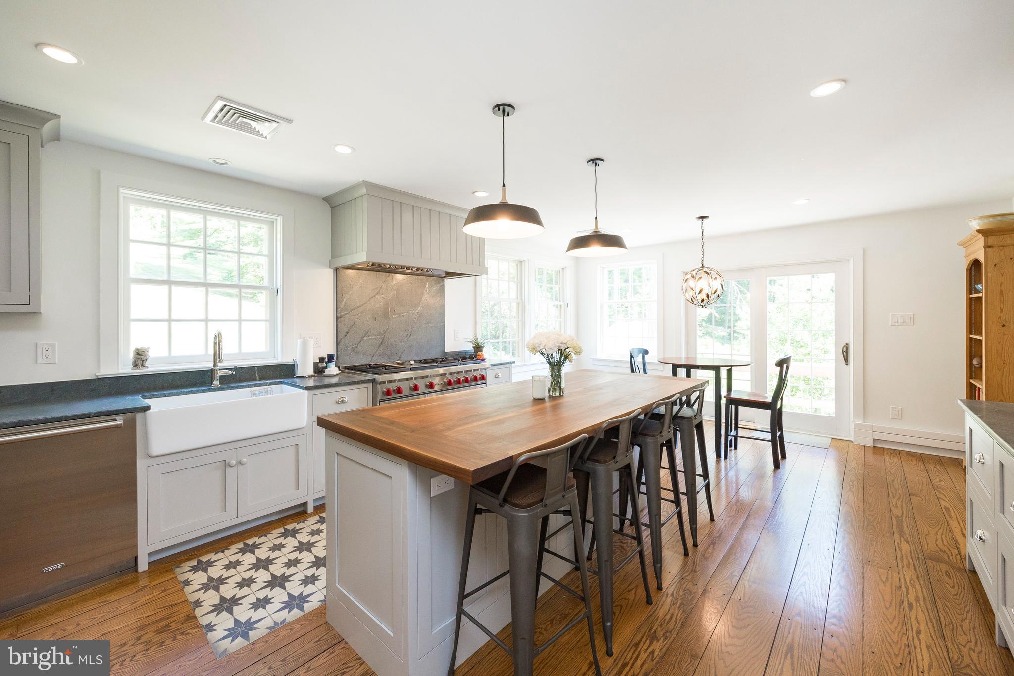 1351 Warwick Furnace Road Pottstown, PA 19465 - Photo 24 of 76 Light-filled Kitchen w/ Farmhouse sink