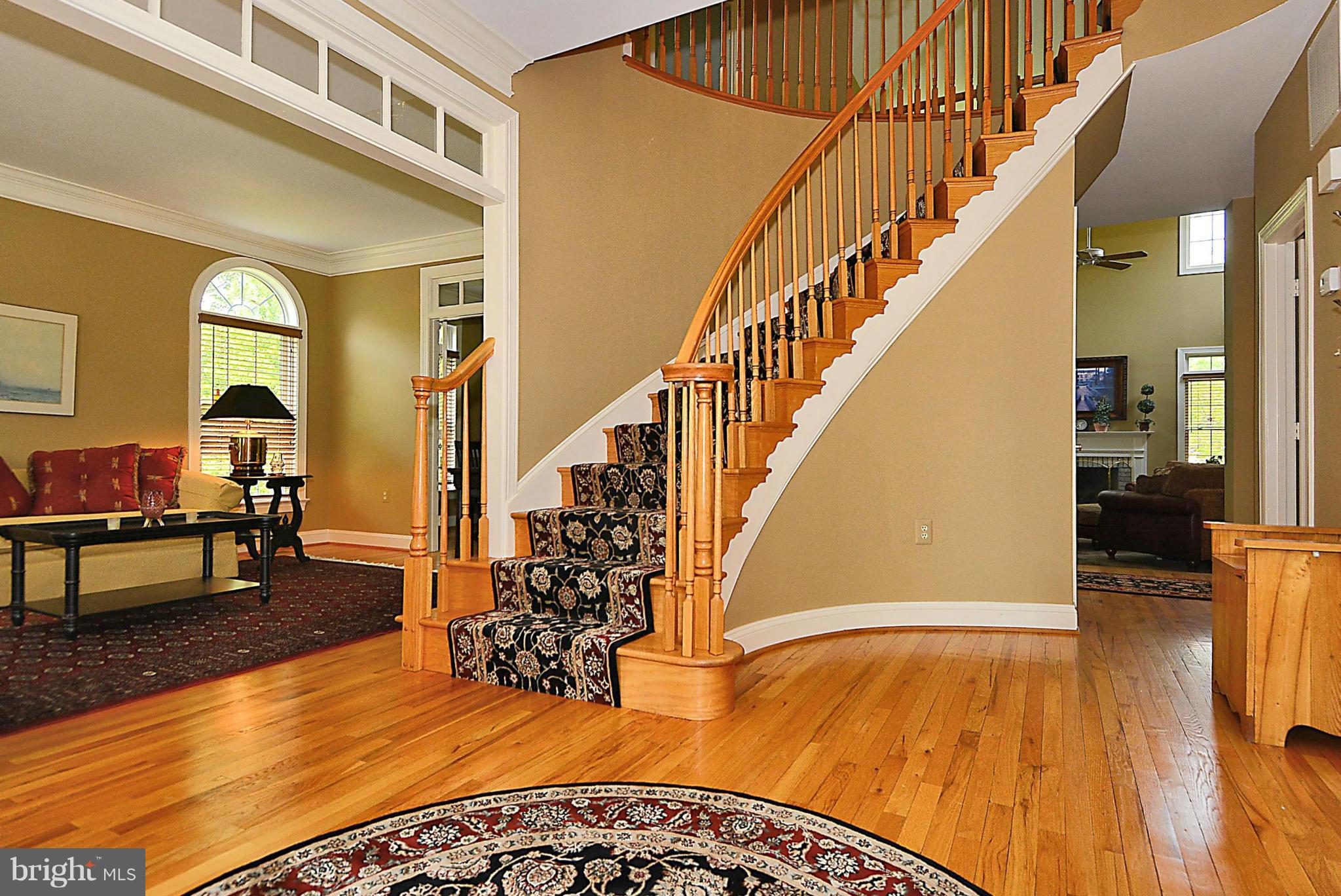 4399 Nuttall Road Fairfax, VA 22032 - Photo 2 of 30 Elegant Foyer and Curved Staircase