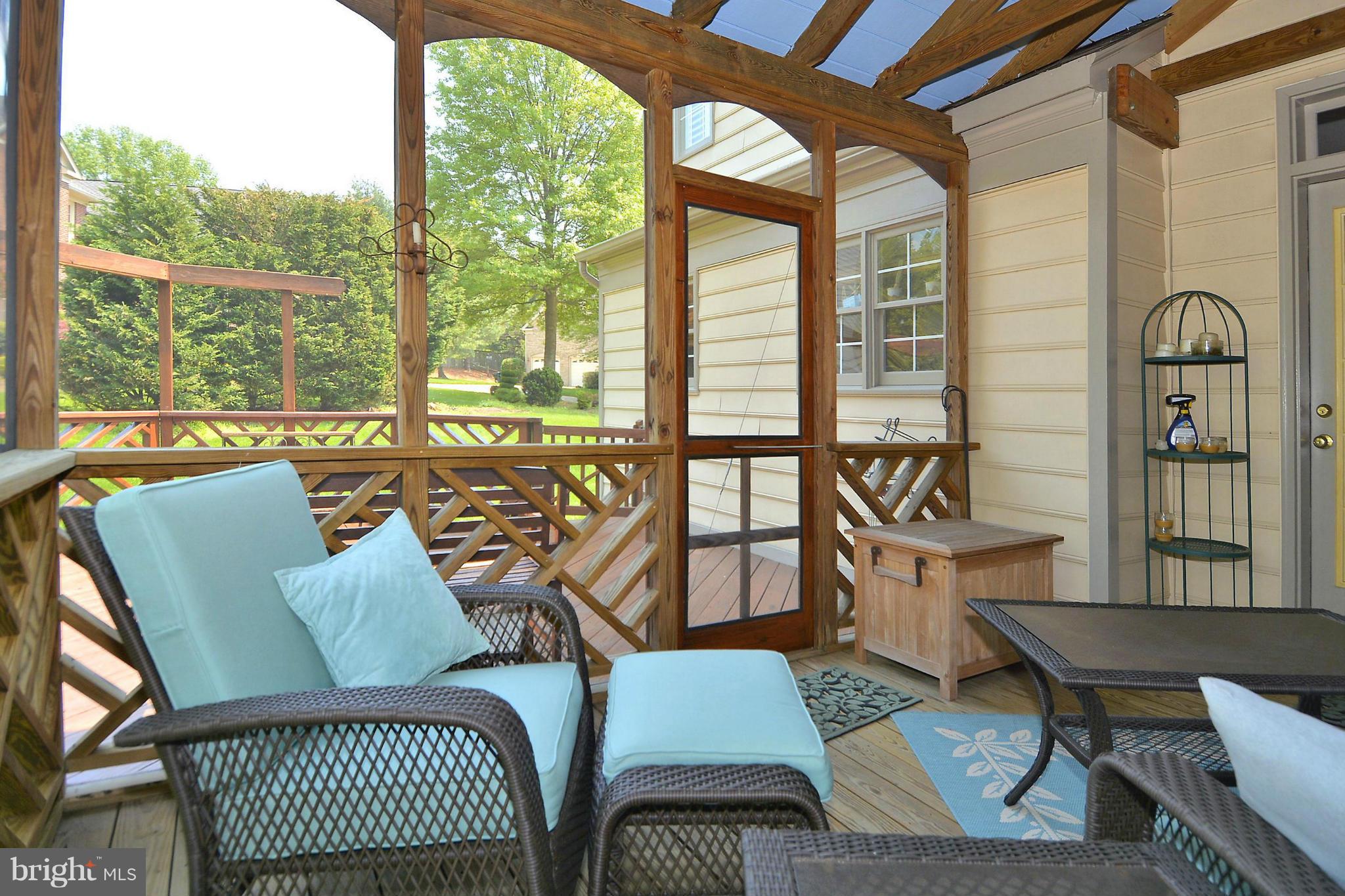 4399 Nuttall Road Fairfax, VA 22032 - Photo 27 of 30 Delightful Screened in Porch