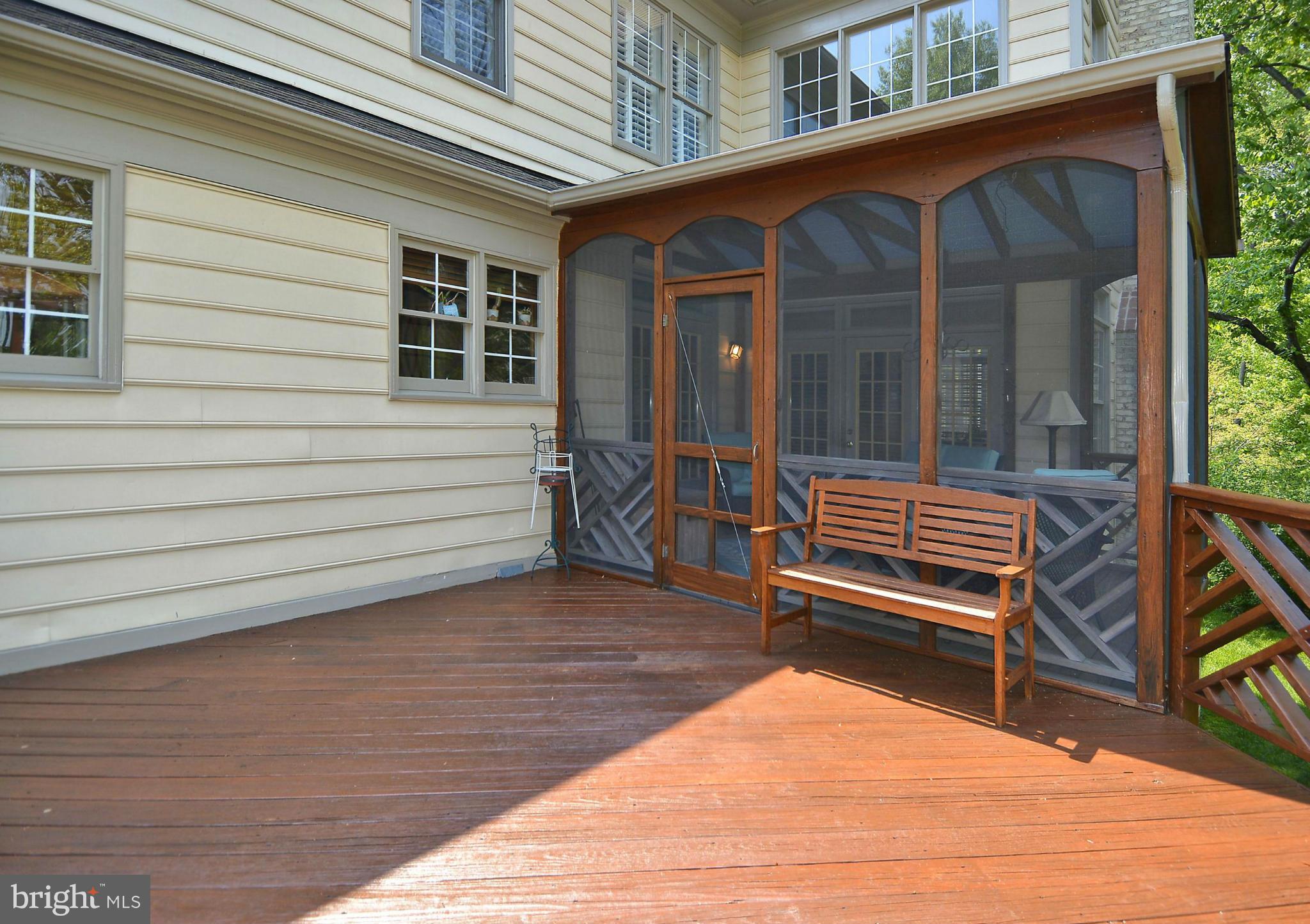 4399 Nuttall Road Fairfax, VA 22032 - Photo 28 of 30 Deck and Screened Porch