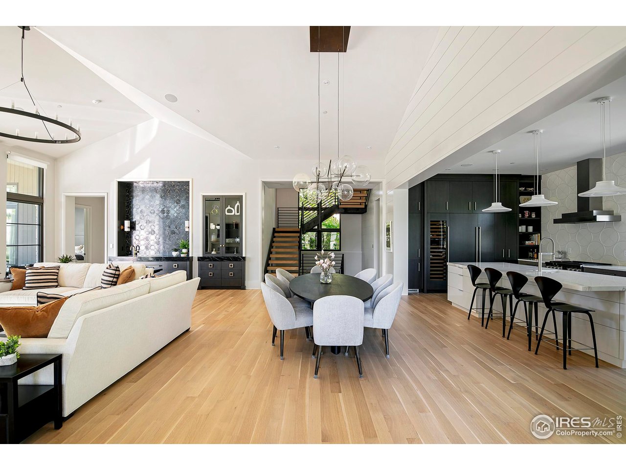 3621 21st Street Boulder, CO 80304 - Photo 23 of 50 Living, dining and kitchen are connected and have open sight lines