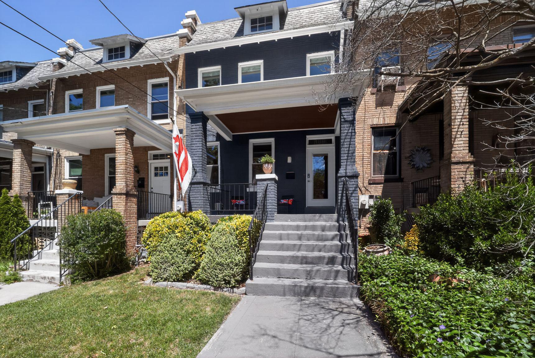 309 Webster Street Northwest Washington, DC 20011 - Photo 1 of 49 Charming row home with inviting front porch.