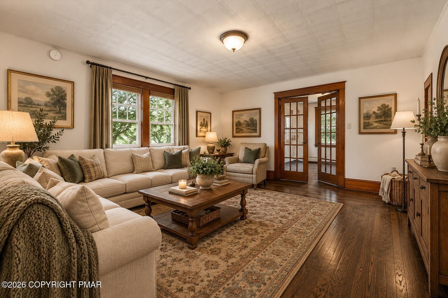 116 Corner Road Gilbert, PA 18331 - Photo 13 of 53 AI enhanced Livingroom