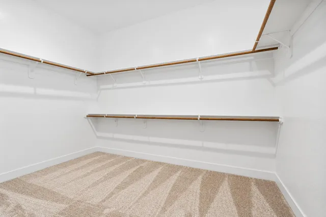 a close up view of racks on the wall