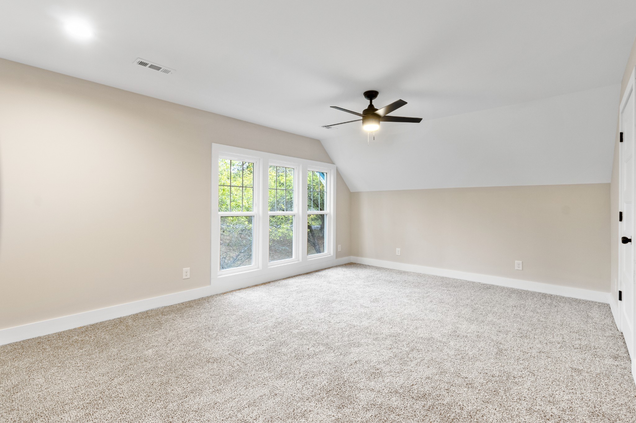 2028 Lock B Road North Clarksville, TN 37043 - Photo 34 of 47 an empty room with chandelier fan and windows
