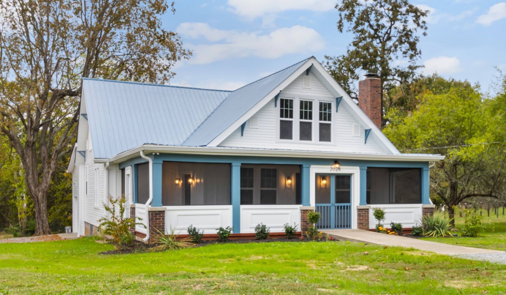 2028 Lock B Road North Clarksville, TN 37043 - Photo 5 of 47 a front view of a house with a yard