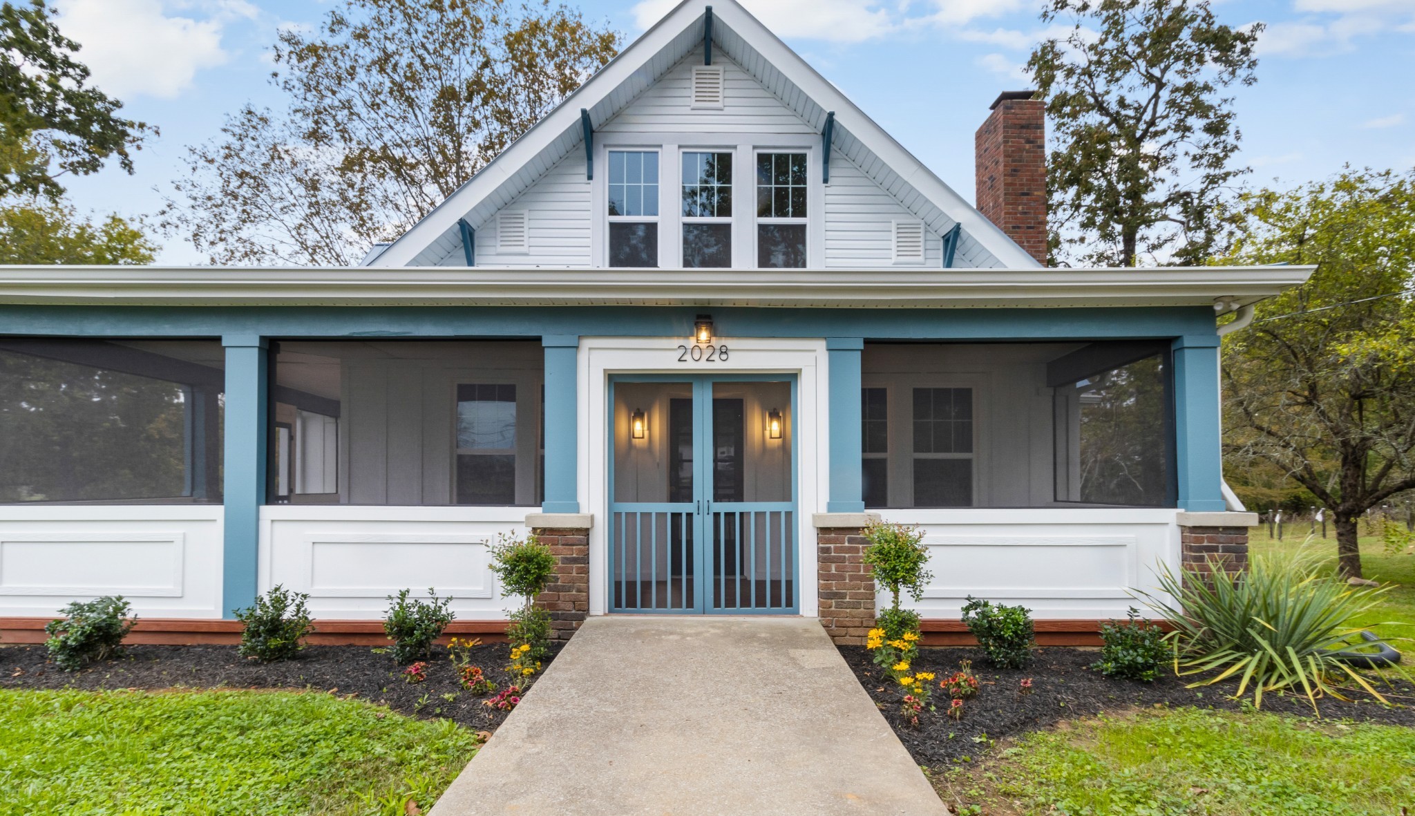 2028 Lock B Road North Clarksville, TN 37043 - Photo 6 of 47 a front view of a house with garden