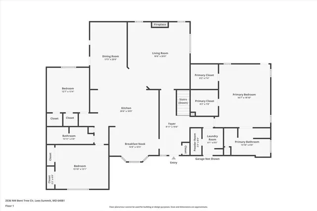 $437,500 | 2536 Bent Tree Circle, Lee's Summit, MO 64081